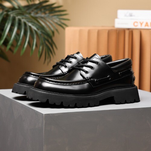 New Men's Business Formal Leather Shoes Lace-up British