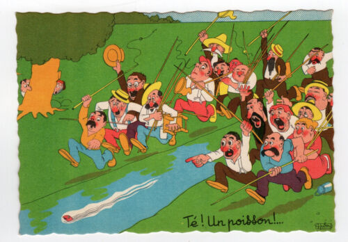 Carte postale A. Dubout 1958 éditions du Moulin - 16 A /RU14