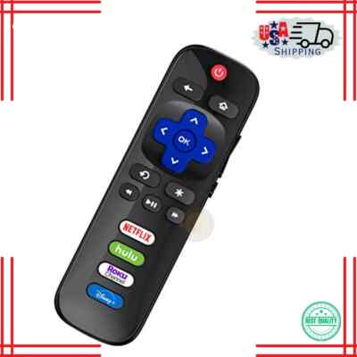 New Replaced Remote FIT For ROKU TV TCL/Sanyo/ Element/ Haier/ RCA/ LG/ Philips