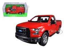 2015 FORD F-150 PICKUP TRUCK RED 1/24-1/27 DIECAST MODEL CAR BY WELLY 24063