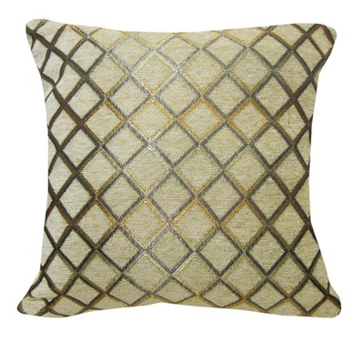 checked pillow case