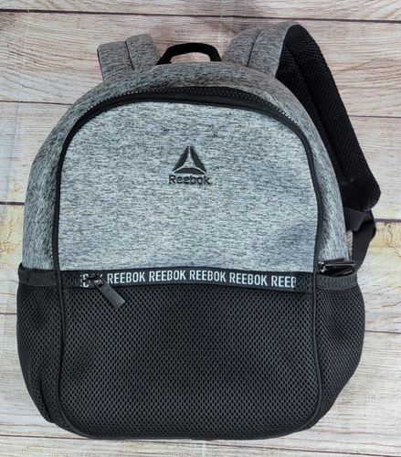 Reebok Women's / Youth Backpack Gray Black (N SZ) EUC | eBay