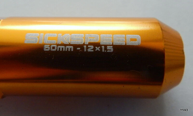 Tacos de rueda Sickspeed Gold 60 mm 12 x 1,5 CANTIDADES Foto 3 de 3