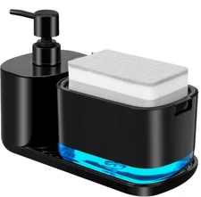Kitchen Soap Dispenser Set, Soap Dispenser for Kitchen Sink, Dish Soap Dispenser