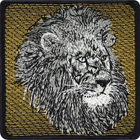 AufnäHer/Patch LöWen AufbüGler LöWenkopf Gestickt Umweltschutz Sticker
