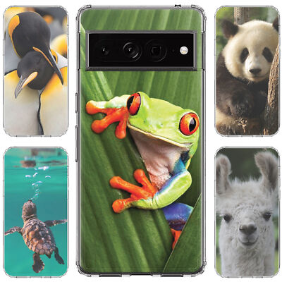 For Google Pixel 8a 7a 6a 7/8 Pro ShockProof TPU Phone Case+Tempered Glass -CTE