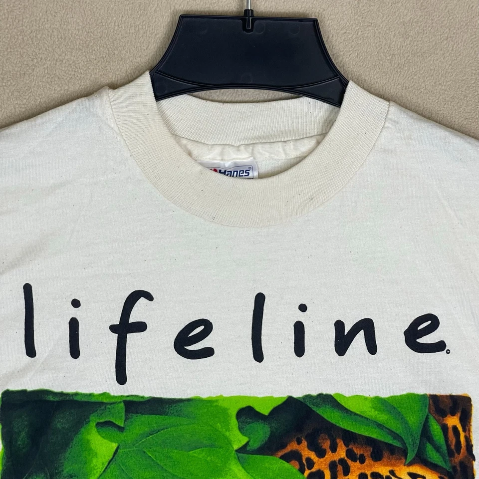 Hans Beefy Vintage Nature T Shirt Short Sleeve Off White Mens S - Image 2 of 4