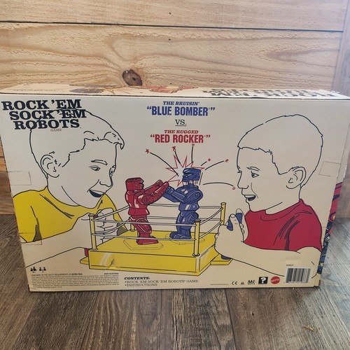 Rock 'Em Sock 'Em Robots Game 2019 The Original Fighting Robots Mattel DHW37 - Picture 7 of 9