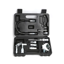 11 pc Multi-Function Grease Gun and Lubrication Accessory Kit with Zerk Fittings