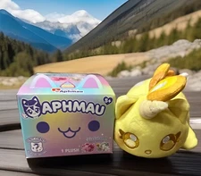 Aphmau MeeMeows Yellow Unicorn Cat 6” Plush.