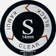 KAMUI SOFT BLACK CLEAR POOL CUE TIP S HARDNESS NEW SHIPS FREE AUTHORIZED DEALER
