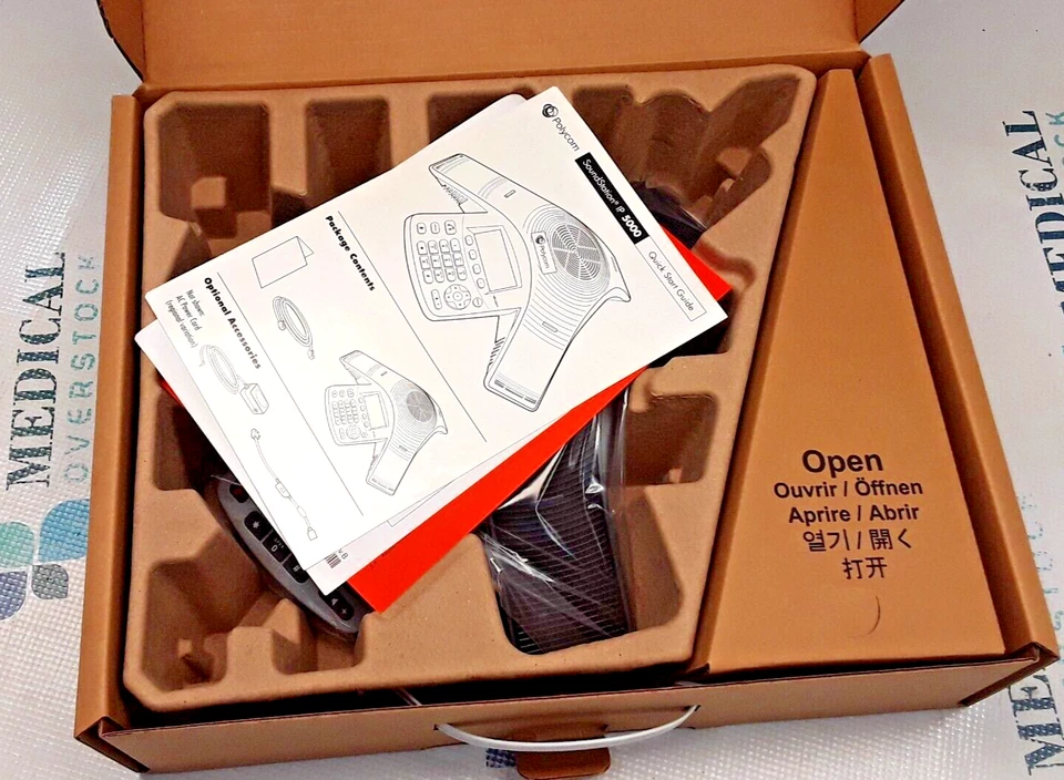 2200-30900-025 - POLYCOM - SOUNDSTATION IP 5000, POE - NEW - Image 3 of 4