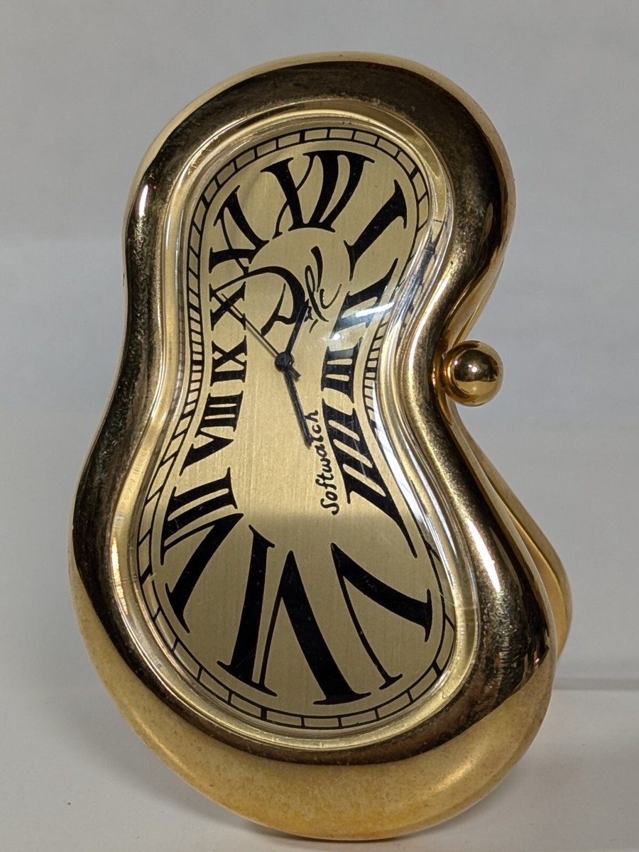 Dali Softwatch By Exaequo Geneve Melting Clock, Desk Top Or Travel 