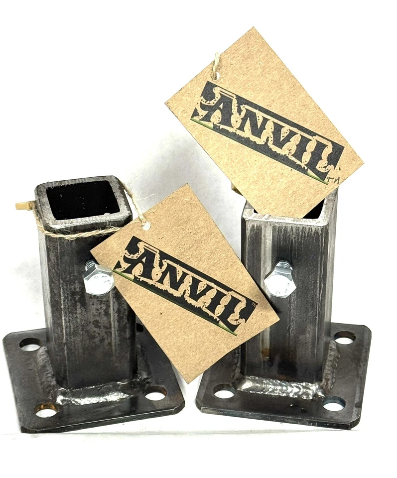 3 3/4 英寸维修户外踏板铁路 1 英寸 Sq 海报滑内底座 2 件装无焊接! PP — 第 2/4 张图片