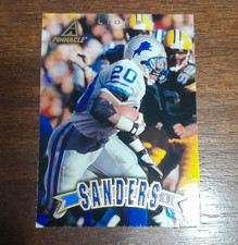 Pinnacle 1997 Barry Sanders Detroit Lions NFL #7 Vintage Football Card