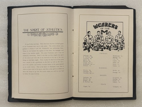 1909 Mechanic Arts High School Jahrbuch St. Paul MN Sportmannschaften Baseball Werbung - Bild 7 von 21