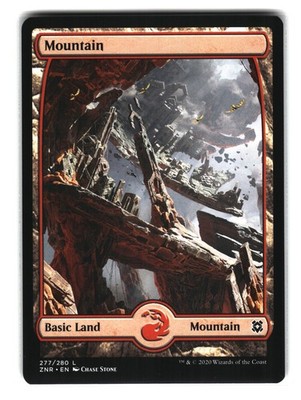 Mountain 277/280 Full Art Basic Land MTG Zendikar Rising ZNR NM