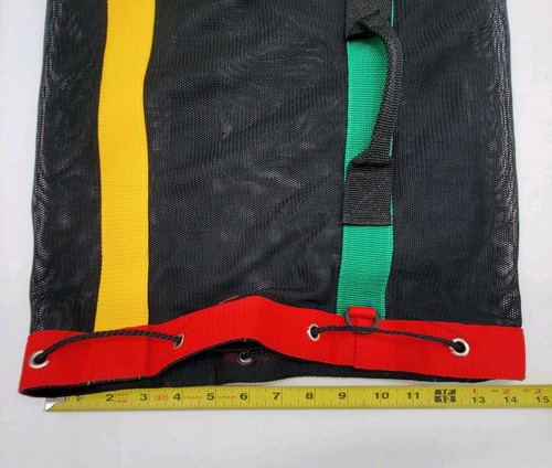 Borsa a tracolla United Colors De Benetton vintage anni 90 maglia cinch bag spiaggia viaggio - Foto 9 di 9