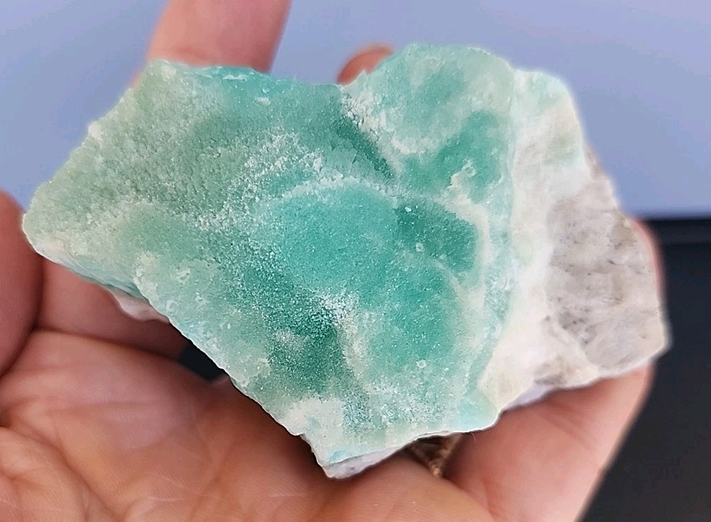 196 Gram Blue Aragonite Specimen from Afghanistan #50