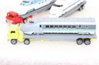 3 TOMY Tomica Shinkansen Bullet Train 1/64 Models with Trailers and 2 Trucks — photo 8