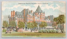 Place Viger Hotel Montreal Canadian Pacific Railway Hotel System Postcard
