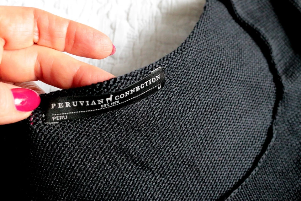 Peruvian Collection reizendes, tailliertes Jersey-Kleid Gr. M Super Zustand - Bild 2 von 4