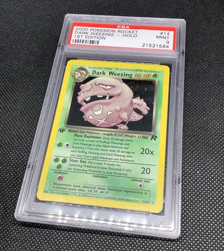 Dark Weezing (1st Edition) graded PSA 9 for sale on eBay