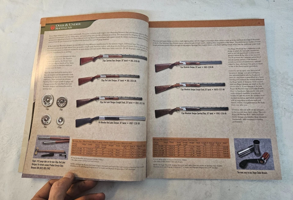 Vintage RUGER Fine Firearms Product Catalog - Image 3 of 4