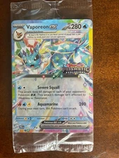 Pokemon TCG: Prismatic Evolutions Vaporeon ex 023/131 Stamped Promo Sealed