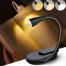 Foldable Mini Book Light - 360  Clip-On Eye Protection Reading Lamp