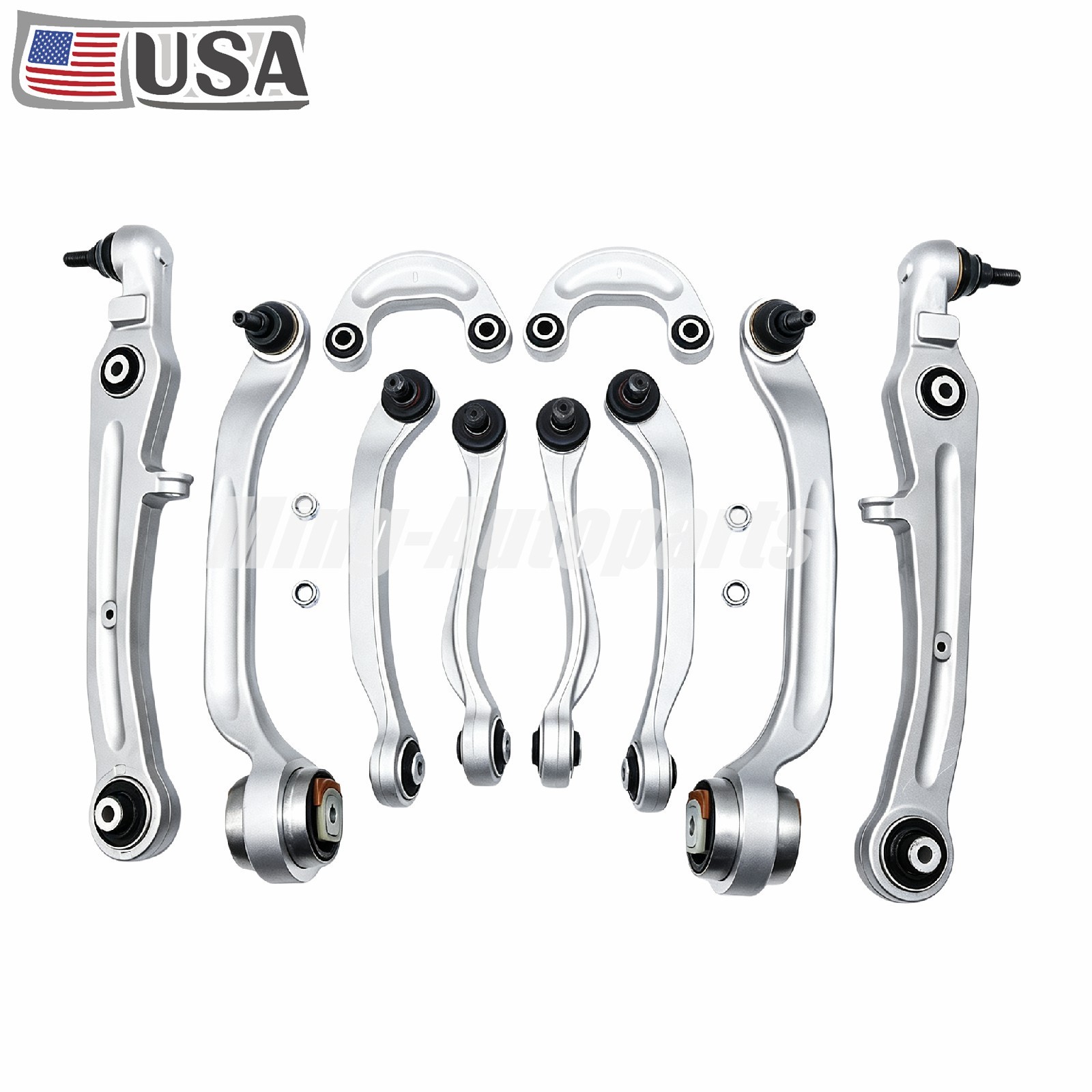 Bentley Continental GT 2004-2019 Front Upper Ball joints Set P/N 3W0407510