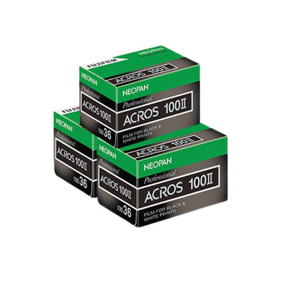 Fujifilm Neopan 100 ACROS II 35mm Black & White Film 36 Exposures 3/5/10 Rolls