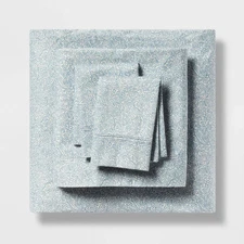 Twin/Twin XL 400 Thread Count Performance Sheet Set Blue Floral - Threshold