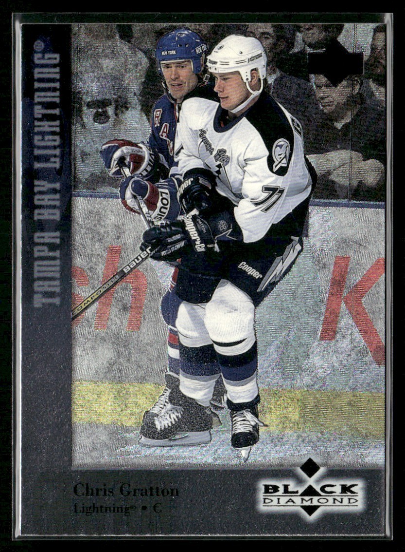 1996/97 UD Black Diamond Chris Gratton Tampa Bay Lightning #77