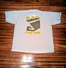 Vintage Jnco Easy Wide Grunge Y2K Denim Made USA Sz XL Big Graphic T-Shirt 