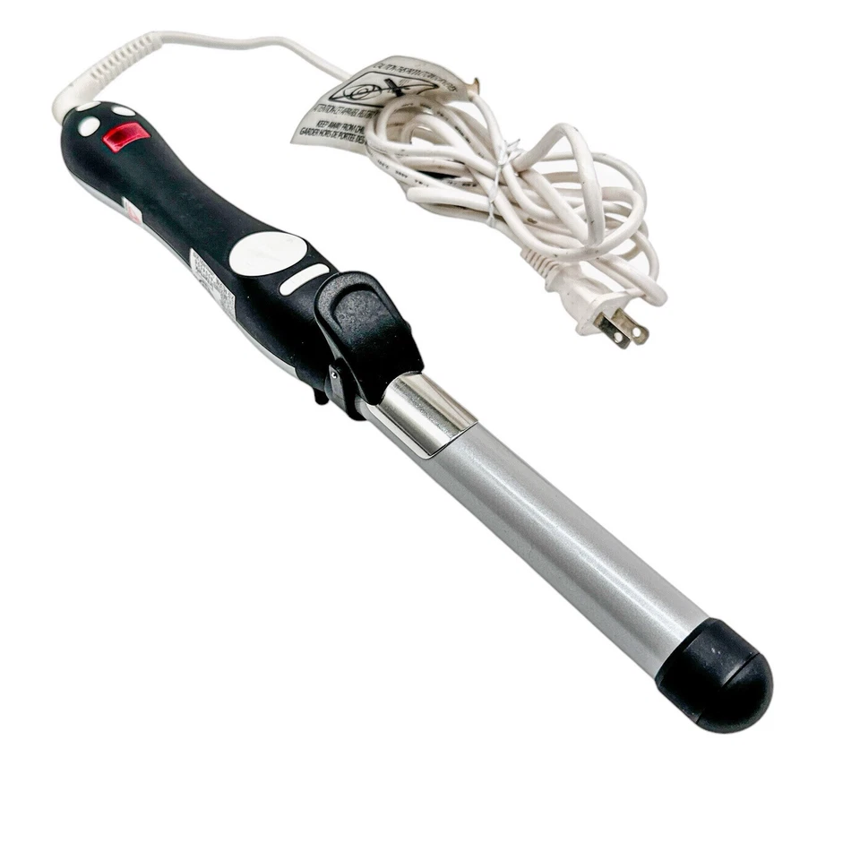Beachwaver S1 Ceramic Dual Rotating Curling Iron Black & Silver Model BW1136S1 - Image 3 of 4