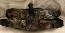Kingman Spyder Paintball 4 Pod Harness Belt Camo Ammo Holder - Excellent Used