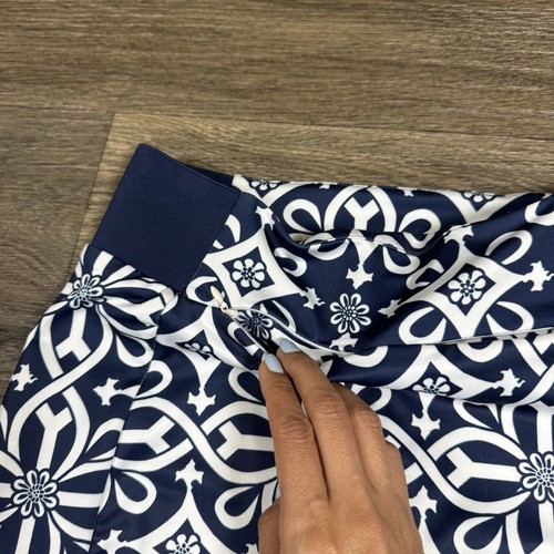 Gretchen Scott Skippy Skort Piazza Navy Stampa Gonna Elasticizzata Donna Small - Foto 13 di 13