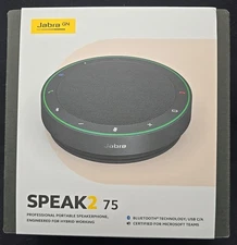 Jabra Speak2 75 Team Wireless Bluetooth Portable Conference Speaker ~ BRAND NEW 