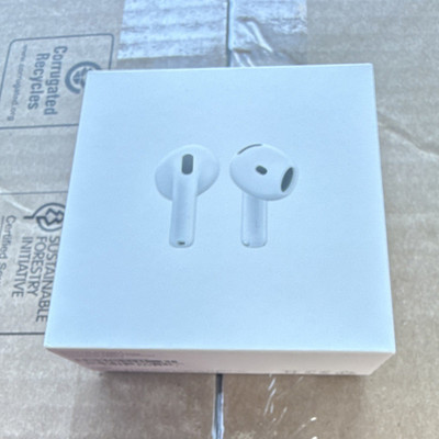 Apple AirPods 4 Wireless In-Ear Earbuds w/ Charging Case White MXP63LL/A