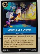 Might Solve a Mystery - LORCANA - Whispers in the Well - 163/204 - singles