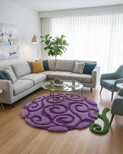 3d Devil Fruit Gomu Gomu tufted custom rug