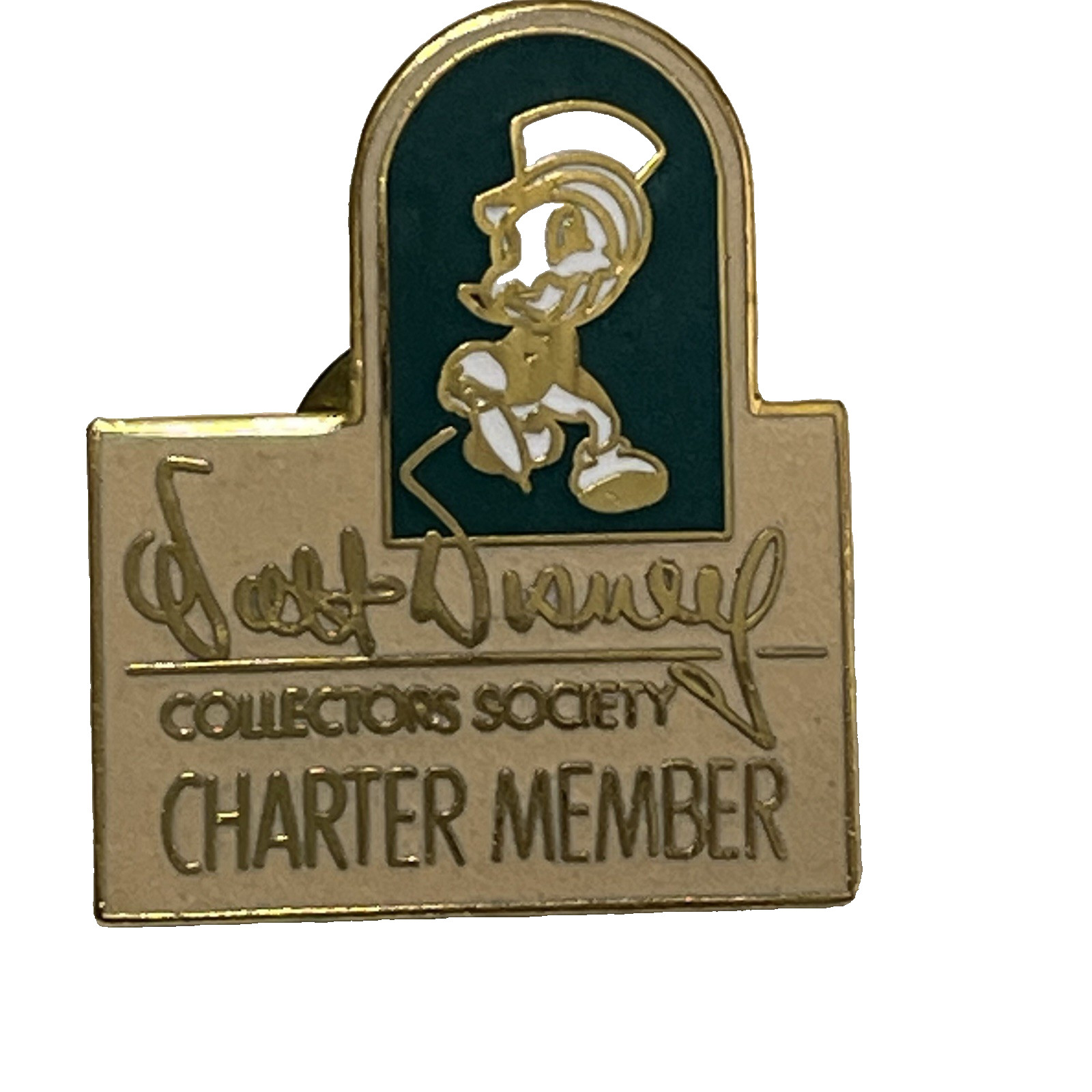 Walt Disney Collector Society Charter Member Jiminy Cricket Lapel Pin  #175