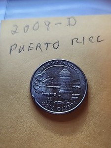2009-D 25C Puerto Rico U.S. Territories Quarter