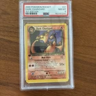 2000 POKEMON ROCKET 1ST ED #21 DARK CHARIZARD PSA 8