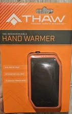 THAW - 10,000 Mah Power Bank Integrated LED Light 10k Rechargeable Hand Warmer