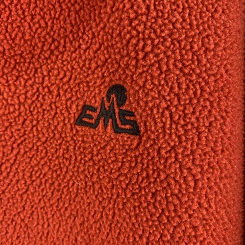 Vintage Eastern Mountain Sports EMS 1/2 Zip Fleece Jacket Mens Large Orange - Picture 5 of 12