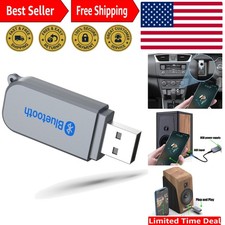 Portable Wireless Audio Receiver 3.5mm Adapter - Ideal for Cars Speakers