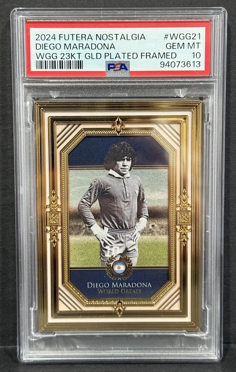 FUTERA  マラドーナ 2024 Futera Nostalgia Diego Maradona World Greats 23KT Gold