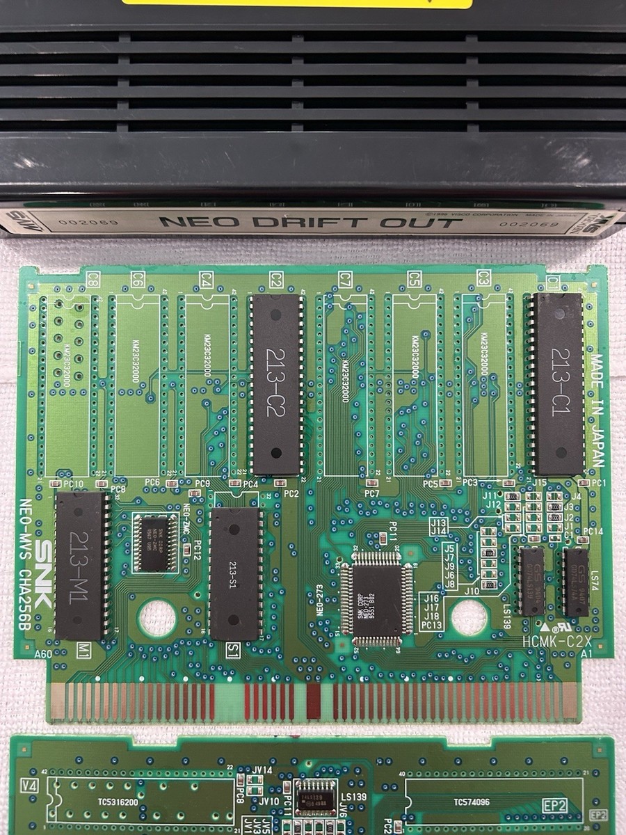 Jeu NeoGeo MVS Drift Out USA - Cartouche Seule (étiquette Abîmée)